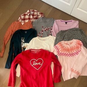 Girls Long Sleeve Shirts & Sweaters - Cat & Jack, Crewcuts, Old Navy
